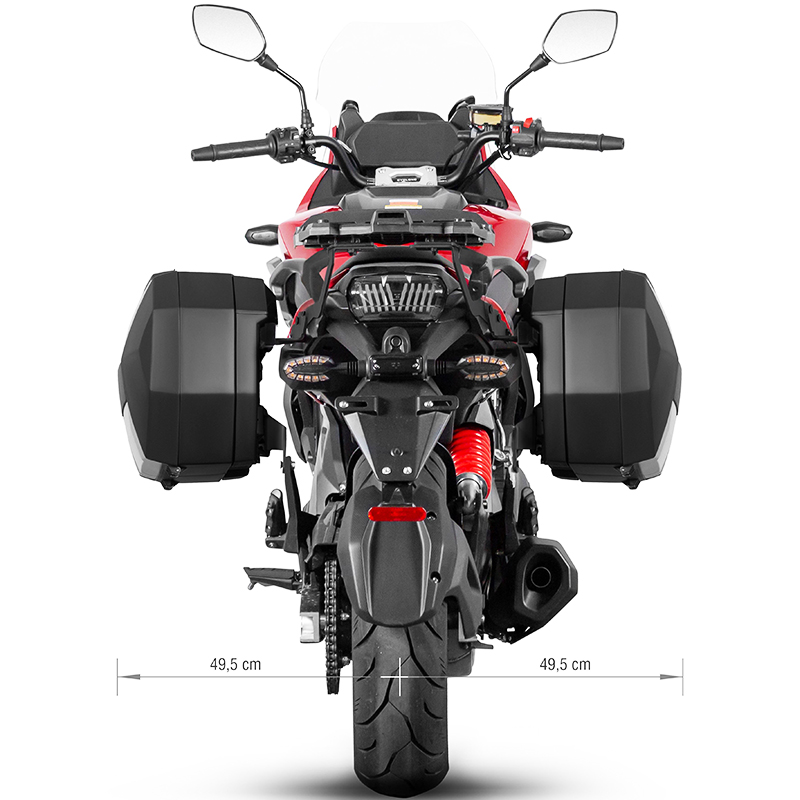 KIT DE FIJACION MALETAS LATERALES SHAD 3P C0RX65IF CYCLONE RX 650/RX6 | Fijaciones Maletas de moto | %brands%