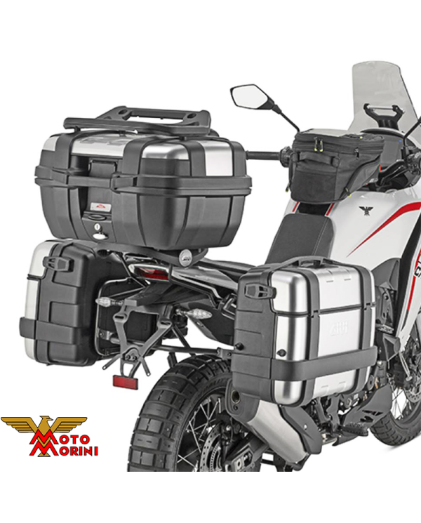 KIT DE FIJACION MALETAS LATERALES GIVI PLO9352MK MOTO MORINI X-CAPE 700 | Fijaciones Maletas de moto | %brands%