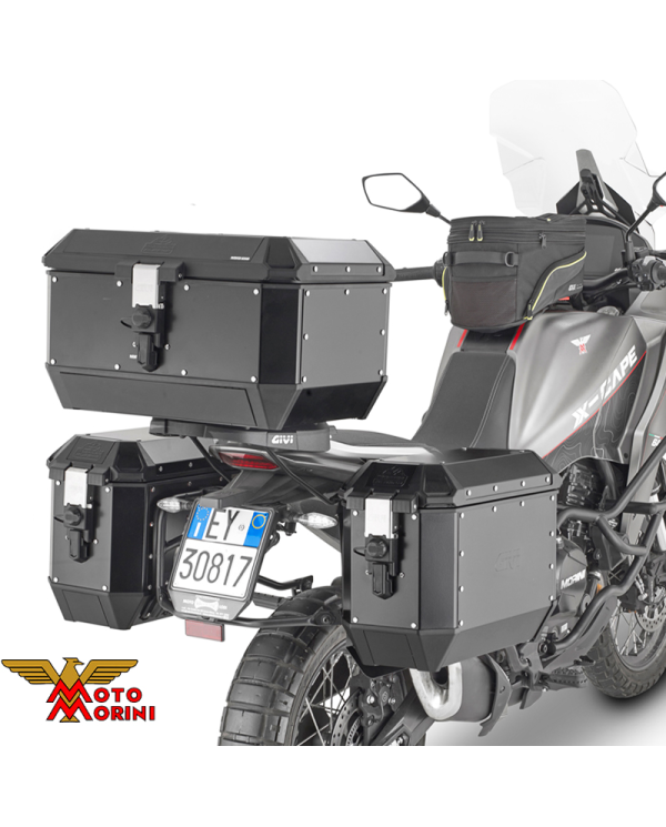 KIT DE FIJACION MALETAS LATERALES GIVI PLO9350MK MOTO MORINI X-CAPE 649 | Fijaciones Maletas de moto | %brands%