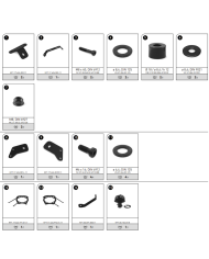 KIT DE FIJACION MALETAS LATERALES SW-MOTECH MOTO GUZZI KFT.17.624.30000/B | Fijaciones Maletas de moto | %brands%