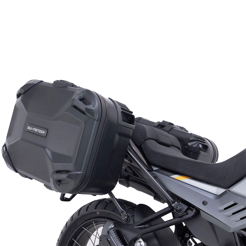PACK MALETAS LATERALES + BAUL + SOPORTES SW-MOTECH DUSC MOTO GUZZI ADV.17.624.65000/B | Maletas laterales de moto | %brands%