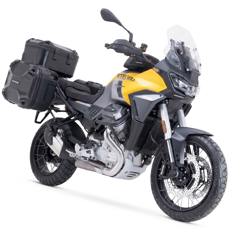 PACK MALETAS LATERALES + BAUL + SOPORTES SW-MOTECH DUSC MOTO GUZZI ADV.17.624.65000/B | Maletas laterales de moto | %brands%