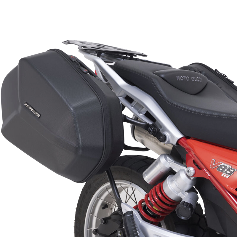 PACK MALETAS LATERALES + SOPORTES + BOLSAS SW-MOTECH AERO ABS GUZZI KFT.17.632.60100/B | Maletas laterales de moto | %brands%
