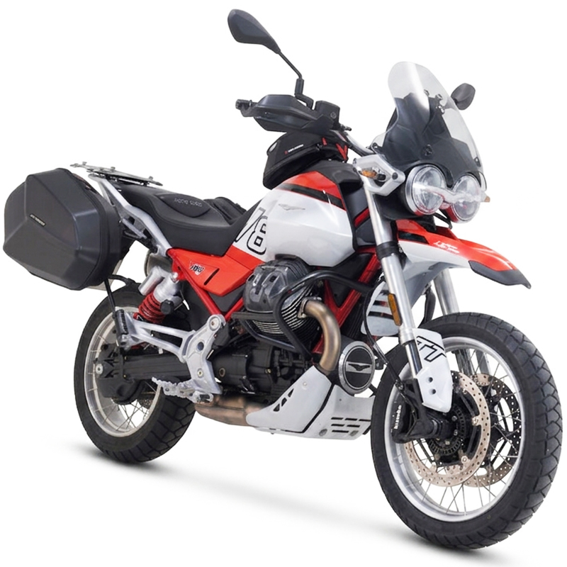 PACK MALETAS LATERALES + SOPORTES + BOLSAS SW-MOTECH AERO ABS GUZZI KFT.17.632.60100/B | Maletas laterales de moto | %brands%
