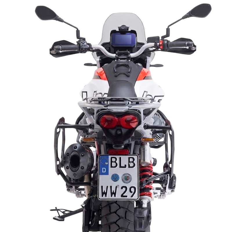 KIT DE FIJACION MALETAS LATERALES SW-MOTECH MOTO GUZZI KFT.17.632.30000/B | Fijaciones Maletas de moto | %brands%