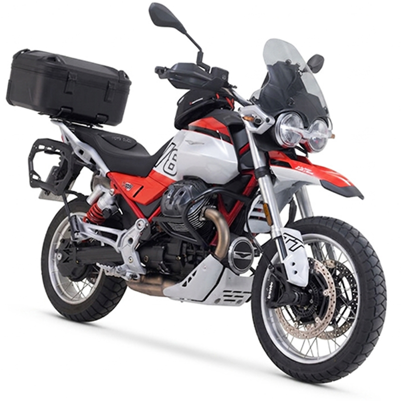 PACK SW-MOTECH BAUL DUSC 55XL + PORTAEQUIPAJE MOTO GUZZI GPT.17.632.66000/B | Top Case de moto | %brands%