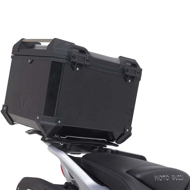 KIT DE FIJACIÓN POSTERIOR SW-MOTECH ADVENTURE-RACK MOTO GUZZI GPT.17.632.19000/B | Fijaciones Top Case de moto | %brands%