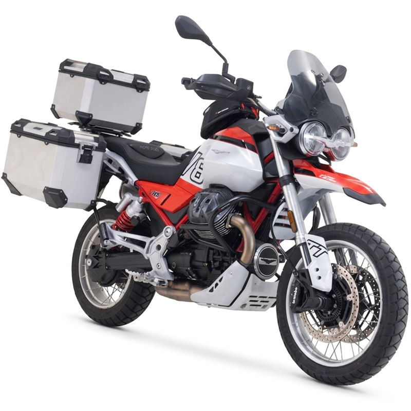 PACK MALETAS LATERALES + BAUL + BOLSAS + SOPORTES SW-MOTECH MOTO GUZZI ADV.17.632.75000/S | Maletas laterales de moto | %brands%