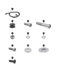 KIT DE FIJACION MALETAS LATERALES Y ALFORJAS SW-MOTECH SLC IZQUIERDO ROYAL ENFIELD HTA.41.937.10000 | Fijaciones Alforjas de moto | %brands%