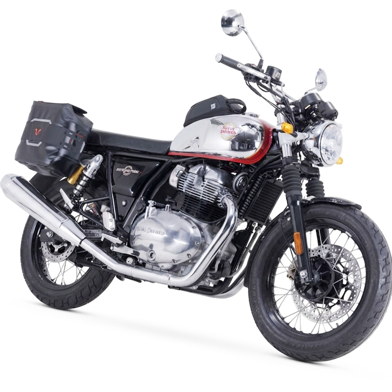 PACK DE ALFORJAS SW-MOTECH WP Y SOPORTES V-LOC ROYAL ENFIELD CONTINENTAL GT/INTERCEPTOR BC.SYS.41.937.32000 | Alforjas de moto | %brands%