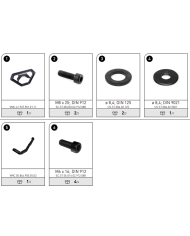 KIT DE FIJACION ALFORJAS SW-MOTECH V-LOC DERECHO ROYAL ENFIELD CONTINENTAL GT/INTERCEPTOR VMC.41.937.11000 | Fijaciones Alforjas de moto | %brands%