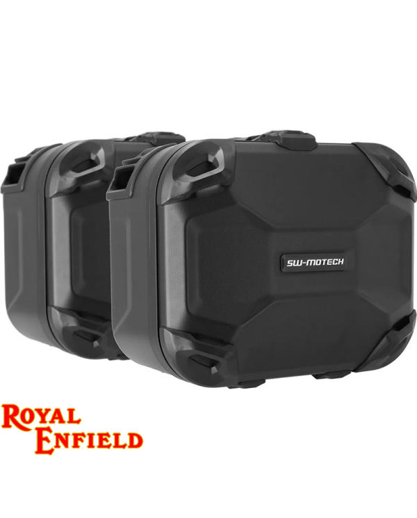 PACK MALETAS LATERALES + SOPORTES SW-MOTECH DUSC ROYAL ENFIELD HIMALAYAN KFT.41.620.65001/B | Maletas laterales de moto | %brands%