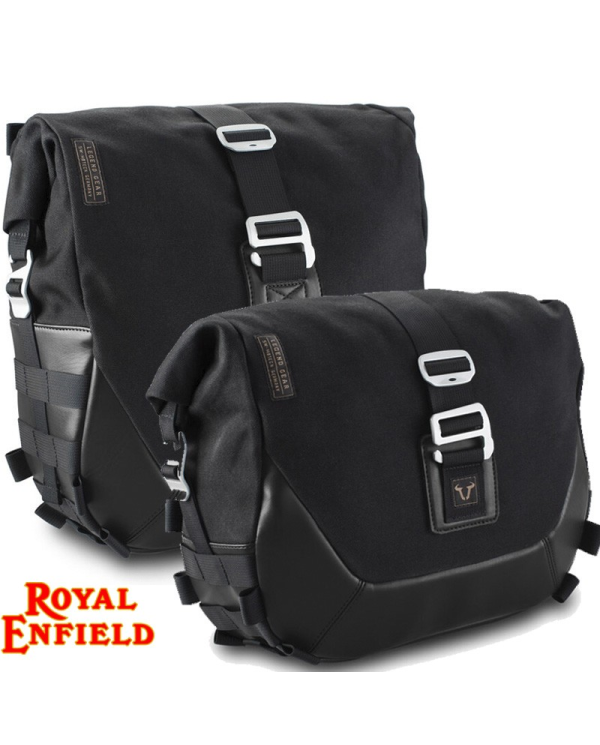 PACK SW-MOTECH DE ALFORJAS Y SOPORTES LEGEND GEAR  BLACK EDITION ROYAL ENFIELD BC.HTA.41.620.20100 | Alforjas de moto | %brands%