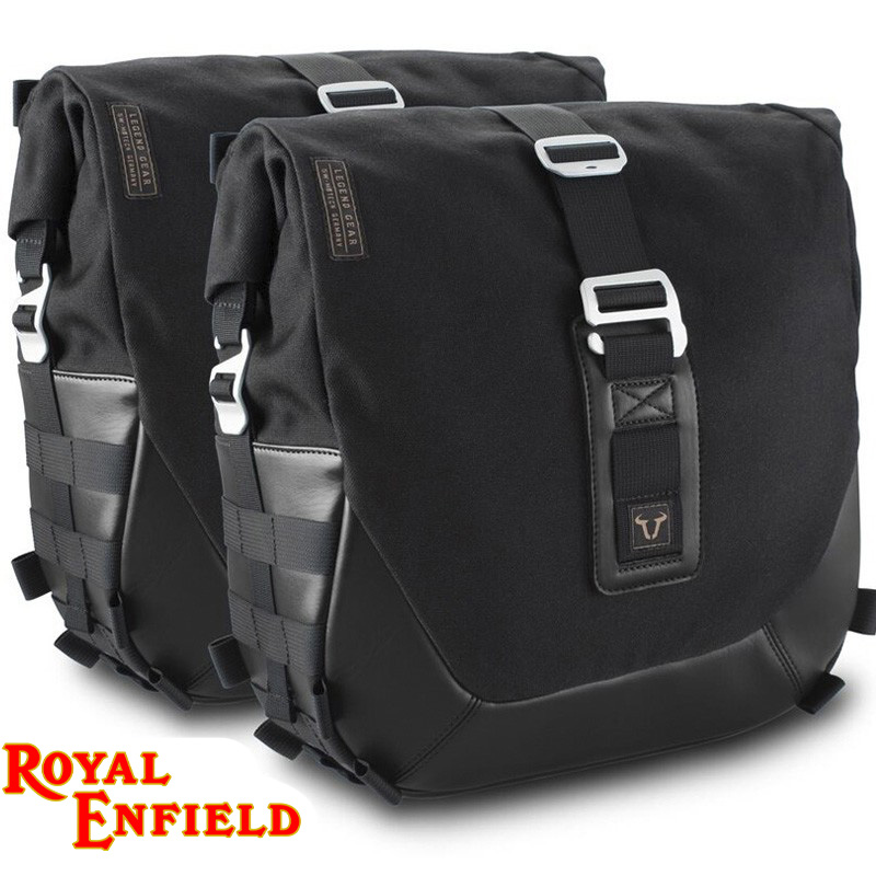 PACK SW-MOTECH DE ALFORJAS Y SOPORTES LEGEND GEAR BLACK EDITION ROYAL ENFIELD BC.HTA.41.983.20100
