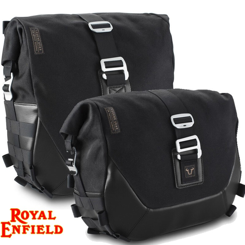 PACK SW-MOTECH DE ALFORJAS Y SOPORTES LEGEND GEAR BLACK EDITION ROYAL ENFIELD BC.HTA.41.092.20100