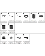 KIT DE FIJACION MALETAS LATERALES Y ALFORJAS SW-MOTECH SLC DERECHO ROYAL ENFIELD CLASSIC 350 HTA.41.026.11001 | Fijaciones Alforjas de moto | %brands%