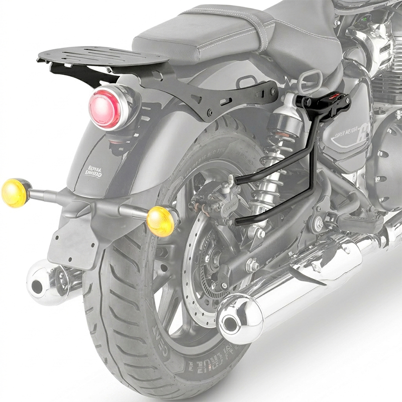 KIT DE FIJACION ALFORJAS GIVI REMOVE-X TR9058 ROYAL ENFIELD SUPER METEOR 650 | Fijaciones Alforjas de moto | %brands%