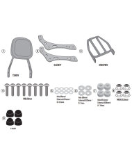 RESPALDO PARA PASAJERO GIVI TS9058B ROYAL ENFIELD SUPER METEOR 650 | Otros de moto | %brands%