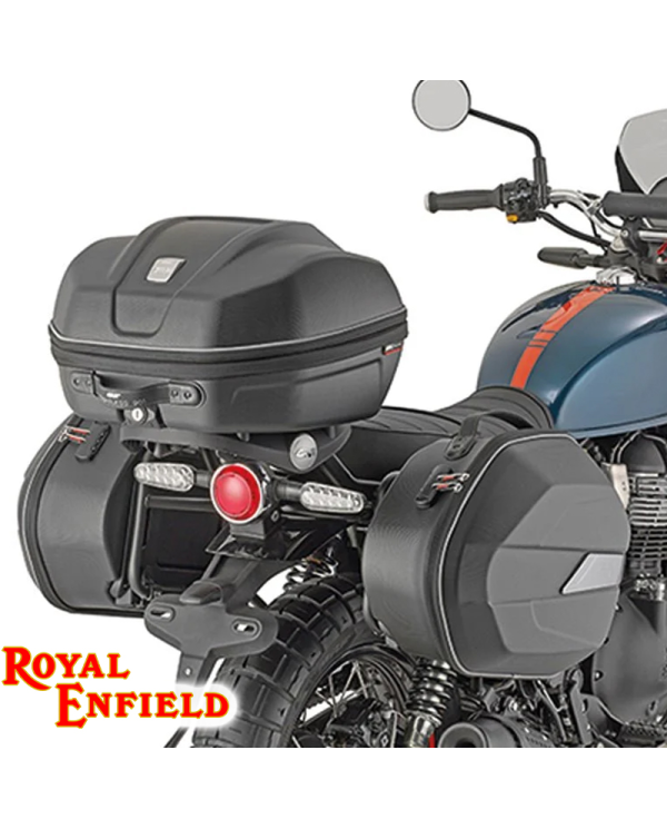 KIT DE FIJACION MALETAS LATERALES GIVI PLO9063MK ROYAL ENFIELD BEAR 650 | Fijaciones Maletas de moto | %brands%