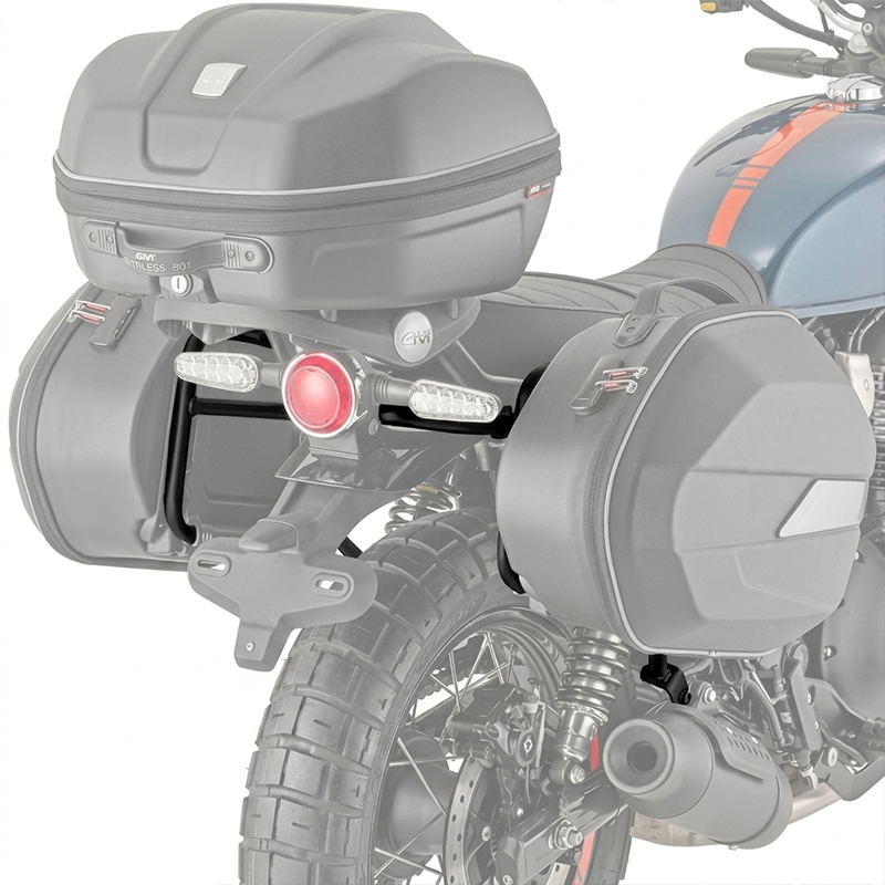 KIT DE FIJACION MALETAS LATERALES GIVI PLO9063MK ROYAL ENFIELD BEAR 650 | Fijaciones Maletas de moto | %brands%