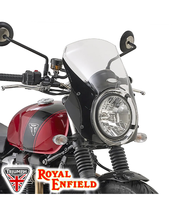 PARABRISAS GIVI 6407A TRIUMPH SPEED TWIN/ROYAL ENFIELD BEAR 650 | Parabrisas de moto | %brands%