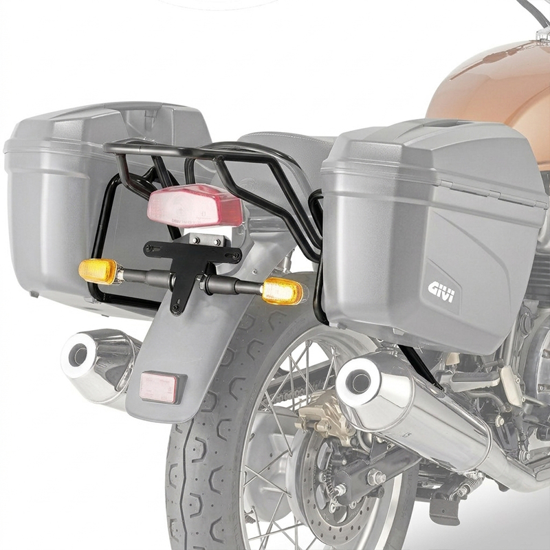 KIT DE FIJACION MALETAS LATERALES GIVI PL9051 ROYAL ENFIELD INTERCEPTOR 650 | Fijaciones Maletas de moto | %brands%