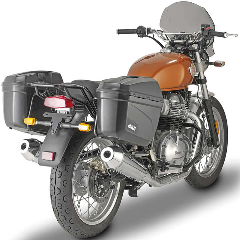 KIT DE FIJACION MALETAS LATERALES GIVI PL9051 ROYAL ENFIELD INTERCEPTOR 650 | Fijaciones Maletas de moto | %brands%