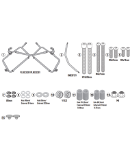 KIT DE FIJACION MALETAS LATERALES GIVI PL9053 ROYAL ENFIELD METEOR 350 | Fijaciones Maletas de moto | %brands%