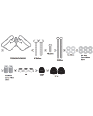 KIT DE FIJACION ALFORJAS GIVI TMT9056 ROYAL ENFIELD HNTR 350 | Fijaciones Alforjas de moto | %brands%
