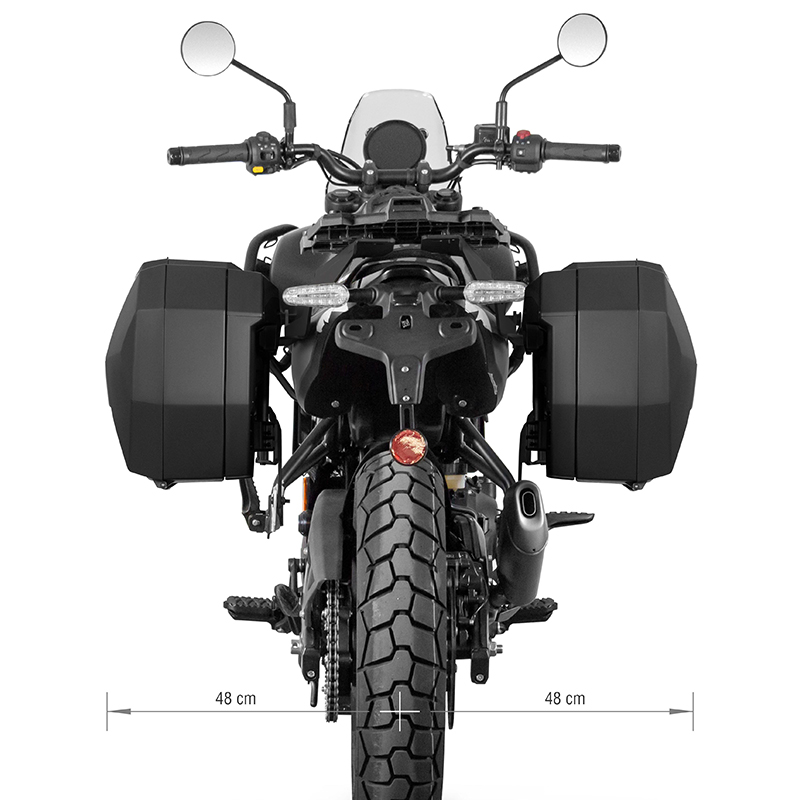 KIT DE FIJACION MALETAS LATERALES SHAD 3P R0HM46IF ROYAL ENFIELD HIMALAYAN MANA BLACK 450 | Fijaciones Maletas de moto | %brands%