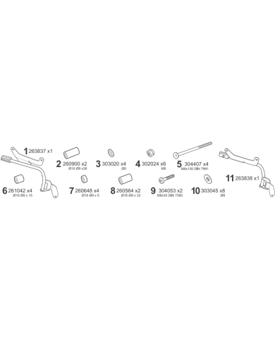 KIT DE FIJACION MALETAS LATERALES SHAD 3P R0HM46IF ROYAL ENFIELD HIMALAYAN MANA BLACK 450