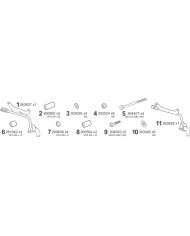 KIT DE FIJACION MALETAS LATERALES SHAD 3P R0HM46IF ROYAL ENFIELD HIMALAYAN MANA BLACK 450 | Fijaciones Maletas de moto | %brands%