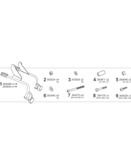 KIT DE FIJACION MALETAS LATERALES SHAD 3P R0GR44IF ROYAL ENFIELD GUERRILLA 450 | Fijaciones Maletas de moto | %brands%