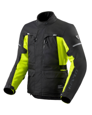 CHAQUETA REVIT OUTBACK 5 H2O NEGRO/AMARILLO FLUOR | Invierno de moto | %brands%