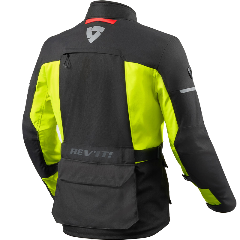 CHAQUETA REVIT OUTBACK 5 H2O NEGRO/AMARILLO FLUOR | Invierno de moto | %brands%