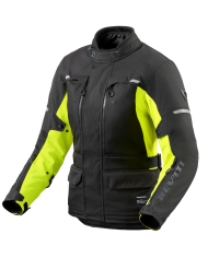 CHAQUETA REVIT OUTBACK 5 H2O LADY NEGRO/AMARILLO FLUOR | Invierno de moto | %brands%