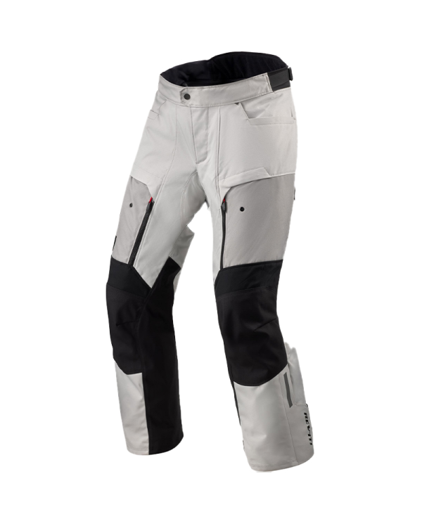 PANTALONES REVIT OUTBACK 5 H2O PLATA/NEGRO TIRO CORTO | Invierno de moto | %brands%