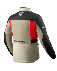 CHAQUETA REVIT CONVERGENT H2O SAND/ROJO | Pendiente Revisar de moto | %brands%