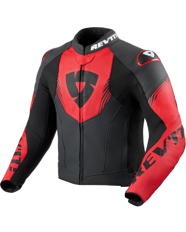 CHAQUETA REVIT ARGON 3 NEGRO/ROJO FLUOR | Pendiente Revisar de moto | %brands%