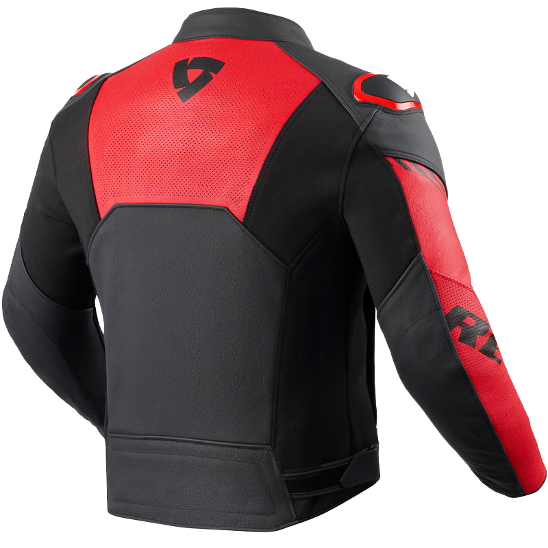 CHAQUETA REVIT ARGON 3 NEGRO/ROJO FLUOR | Pendiente Revisar de moto | %brands%