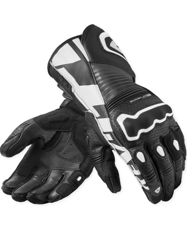GUANTES REVIT ARGON 3 BLACK/WHITE | Sport Racing de moto | %brands%