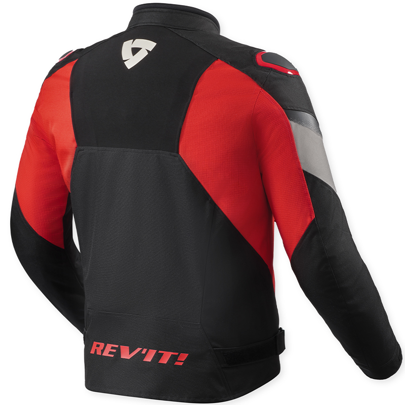 CHAQUETA REVIT CONTROL H2O NEW NEGRO/ROJO | Chaquetas de moto | %brands%