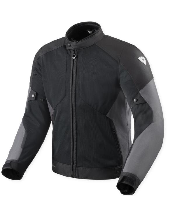 CHAQUETA REVIT TORQUE 3 H2O NEGRO/ANTRACITA | Verano de moto | %brands%