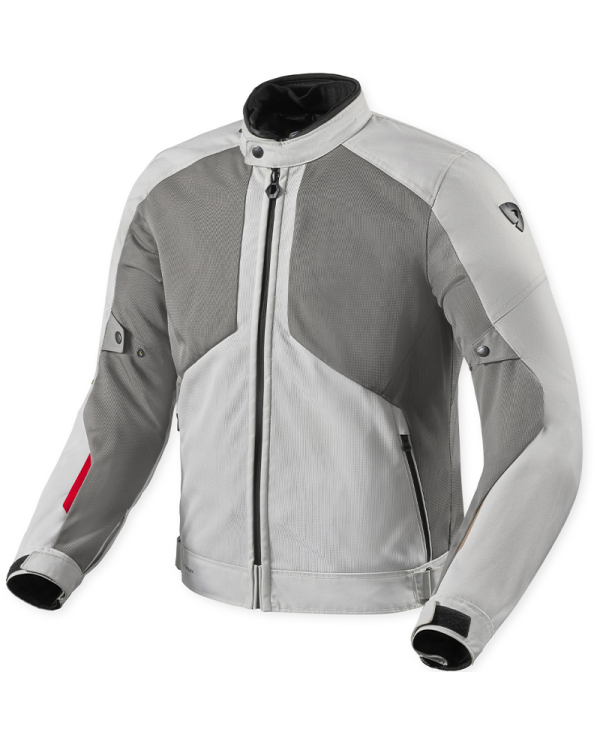 CHAQUETA REVIT TORQUE 3 H2O GRIS/ROJO | Verano de moto | %brands%