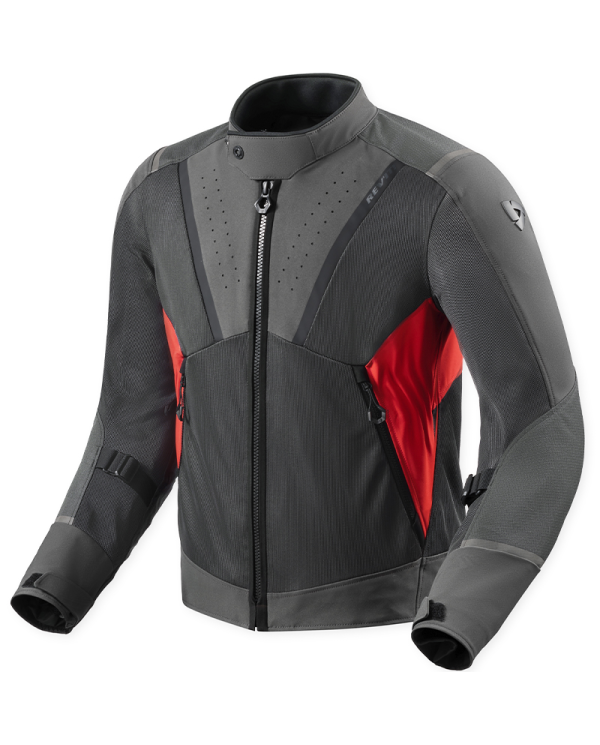 CHAQUETA REVIT AIRWAVE 4 NEGRO/ROJO | Verano de moto | %brands%
