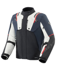 CHAQUETA REVIT FRACTAL H2O AZUL/BLANCO | Invierno de moto | %brands%