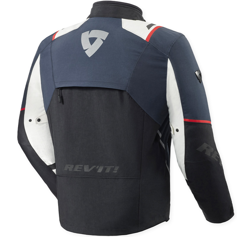 CHAQUETA REVIT FRACTAL H2O AZUL/BLANCO | Invierno de moto | %brands%