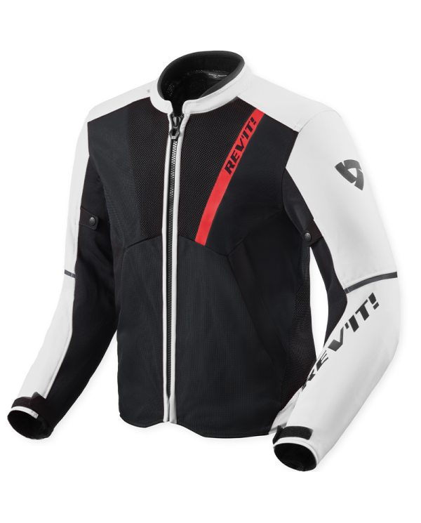 CHAQUETA REVIT GT-R 4 AIR NEGRO/BLANCO | Verano de moto | %brands%