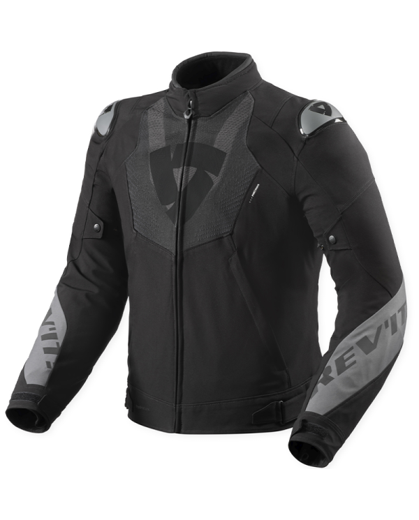 CHAQUETA REVIT HYPERSPEED 3 H2O NEGRO/GRIS | Invierno de moto | %brands%