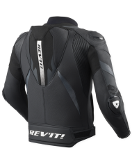 CHAQUETA REVIT HYPERSPEED 3 PRO LEATHER NEGRO/ANTRACITA | Cuero de moto | %brands%